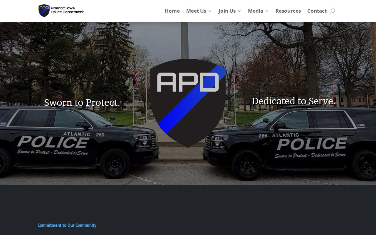 Atlantic Police Department arrest records source in Cass County