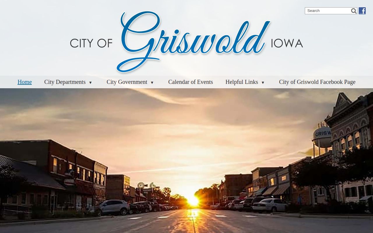 Official Griswold city context for Cass County arrest records